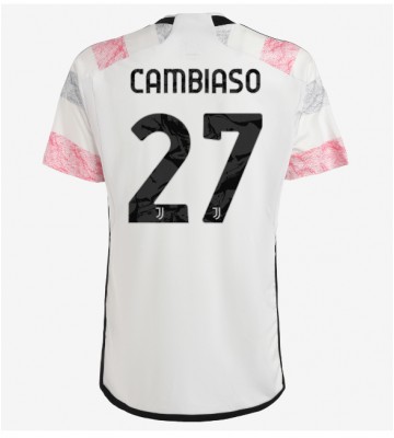 Juventus Andrea Cambiaso #27 Segunda Equipación 2023-24 Manga Corta